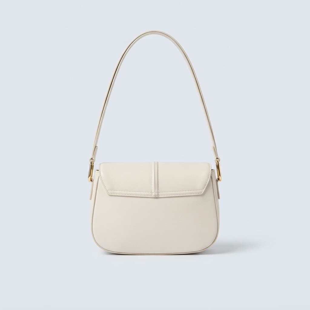 Cream shoulder bag